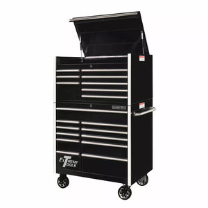 Extreme Tools® RX Series 41" 8 Drawer Top Chest & 11 Drawer Roller Cabinet Combo