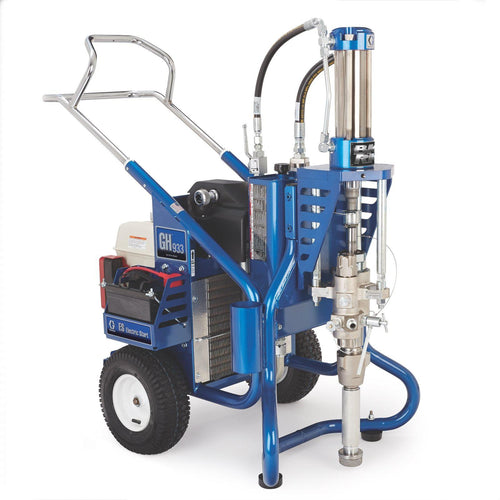 Graco GH 933ES 7250 PSI @ 9.50 GPM Hi Flo Big Rig Gas Hydraulic Sprayer, Bare - Cart