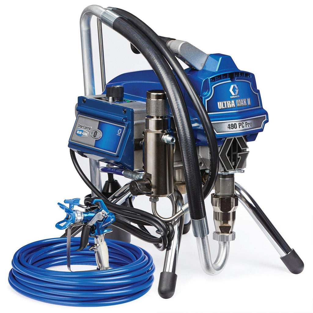 Graco Ultra Max II 490 PC 3300 PSI @ .54 GPM Electric Airless Sprayer - Stand