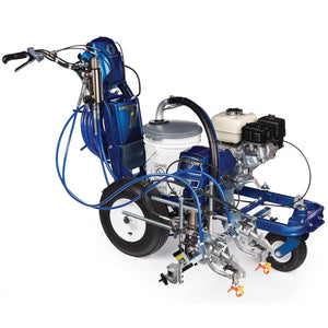 Graco LineLazer V 5900 HP Automatic Series 3300 PSI @ 1.6 GPM Gas Airless Line Striper w/ 1 Auto Gun & 1 Manual Gun