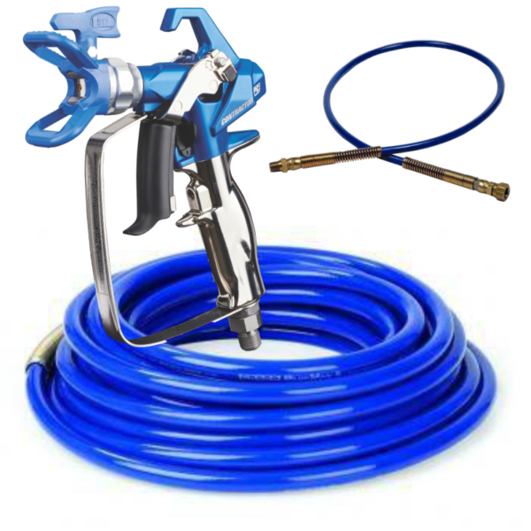 Graco Contractor PC Gun & Hose Kit with RAC X LTX 517, 50ft Hose, & Whip