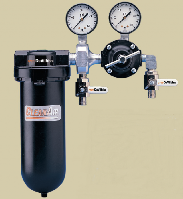 Binks HFRL-509 80 CFM Filter-Regulator Assembly