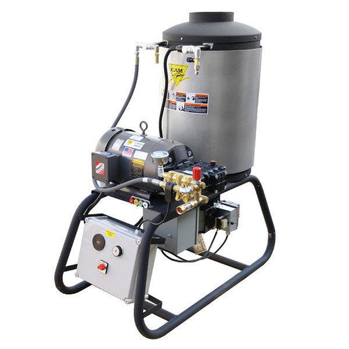 Cam Spray 3000 PSI @ 4 GPM - Stationary LP Gas Fired Electric Powered Hot Water Pressure Washer