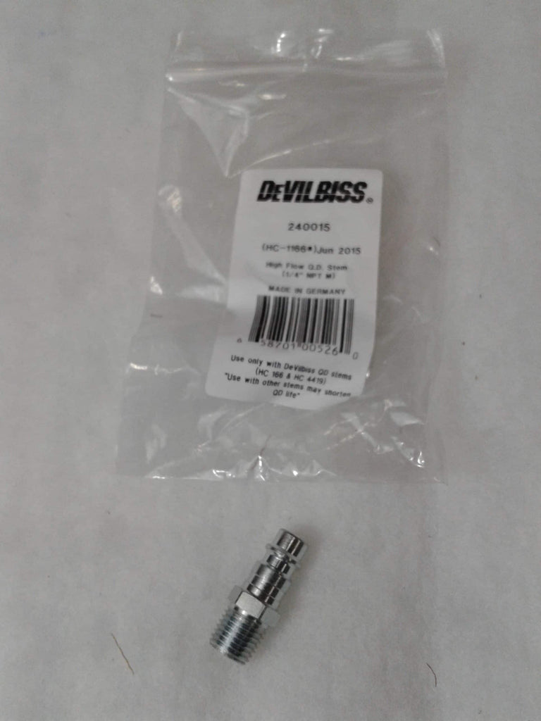 Devilbiss HC-1166 High Flow Q.D. Stem