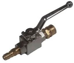 MTM Hydro 20.0043 3/8" Plated Steel Ball Valve w/ QC's Installed