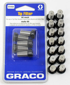 Graco Latex Tip Filter, 60 Mesh – 5 per card (1587547930659)