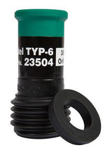 Load image into Gallery viewer, Clemco TYP Tungsten Carbide Lined Short Venturi Style ContractorThread 1 inch Entry Rubber Jacketed Sandblast Nozzle
