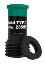 Load image into Gallery viewer, Clemco TYP Tungsten Carbide Lined Short Venturi Style ContractorThread 1 inch Entry Rubber Jacketed Sandblast Nozzle