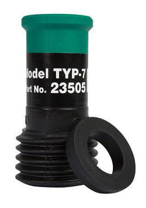 Clemco TYP Tungsten Carbide Lined Short Venturi Style ContractorThread 1 inch Entry Rubber Jacketed Sandblast Nozzle