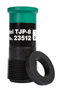 Clemco TJP Tungsten Carbide Lined Short Venturi Style 1 ¼” Thread 1 inch Entry Rubber Jacketed Sandblast Nozzle