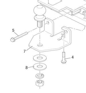 Graco 245321 GrindLazer Hitch Kit for GrindLazer/Linelazer Models