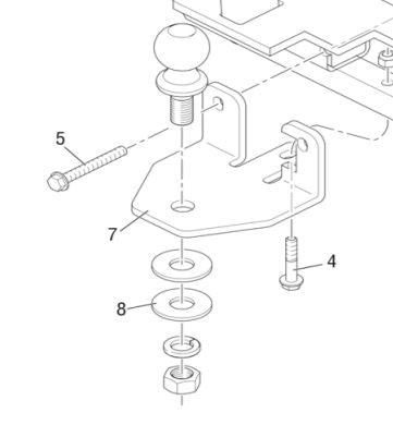 Graco 245321 GrindLazer Hitch Kit for GrindLazer/Linelazer Models