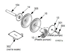 Load image into Gallery viewer, Graco 24F926 PTFE/Santoprene Two-Piece Diaphragm Kit