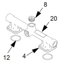 Load image into Gallery viewer, Graco 24B649 Aluminum Outlet Manifold NPT Kit