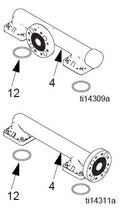 Load image into Gallery viewer, Graco 24C039 Conductive Poly, Center Flange Outlet Manifold Kit