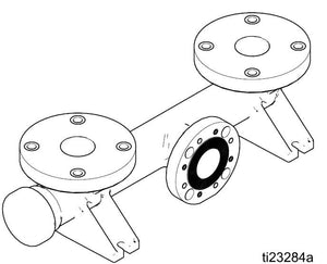 Graco 24W264 Polypropylene, Center Flange Inlet Manifold Kit