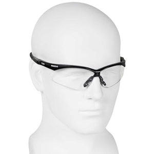 Kimberly-Clark Jackson Safety V30 Nemesis Safety Eyewear - Black Frame - Clear Lens - Anti-fog - Sold/Each