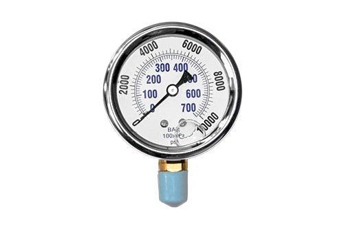 MTM Hydro 5000 PSI Bottom Mount Pressure Gauge
