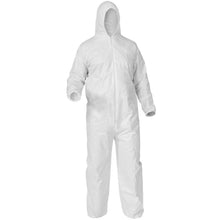 Load image into Gallery viewer, Kimberly Clark Kleenguard A35 Liquid &amp; Particle Protection Apparel Coveralls - Zipper Front, Elastic Wrists &amp; Ankles &amp; Hood - XL - 25 Each Case