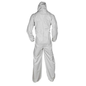 Kimberly Clark Kleenguard A35 Liquid & Particle Protection Apparel Coveralls - Zipper Front, Elastic Wrists & Ankles & Hood - XL - 25 Each Case