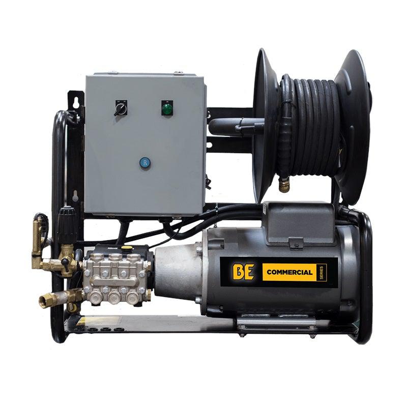 BE Commercial Series 1500 PSI @ 2.0 GPM 2HP 110V Single Phase General Pump Electric Pressure Washer - Wall Mount