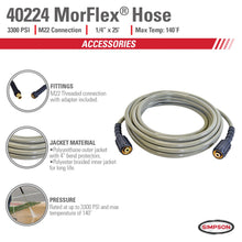 Load image into Gallery viewer, 3200 PSI - 1/4&quot; x 25&#39; Cold Water Pressure Washer Hose by Simpson
