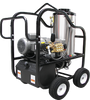 Pressure-Pro HOT Shot Series  3000 PSI @ 4.0 GPM 230V/1PH/33A 7.5HP General Pump Belt Drive Baldor Motor Hot Water Electric Pressure Washer