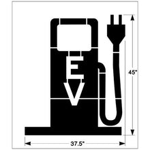 Load image into Gallery viewer, NEWSTRIPE Electric Vehicle Charging Station Stencil - 1/8 inch