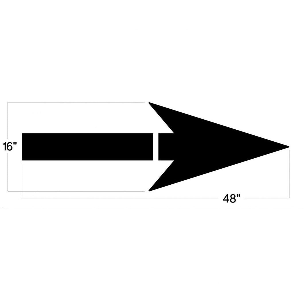 NEWSTRIPE Straight Arrow Stencils - 48 inch