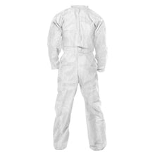 Load image into Gallery viewer, Kimberly Clark Kleenguard A20 Breathable Particle Protection Coveralls - Zipper Front, Elastic Back, Wrists &amp; Ankles - White - XL - 24 Each Case