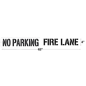 NEWSTRIPE 4" NO PARKING FIRE LANE