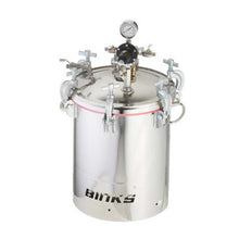 Load image into Gallery viewer, Binks 183S 5 Gallons ASME Stainless Steel Pressure Tank - Double Regulated w/ Extra Sensitive Regulator &amp; 15:1 Gear Reduced Agitator