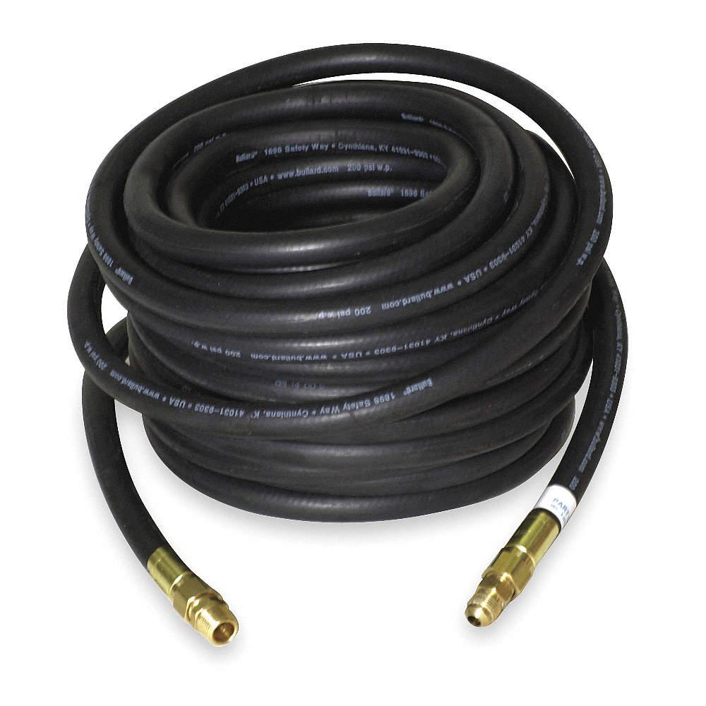 Bullard Airline Hose 50 ft. L Rubber