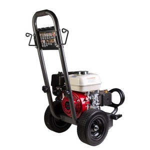 BE B2565HCS 2500 PSI @ 3.0 GPM Direct Drive 196cc Honda Engine Triplex Comet Pump Commercial Gas Pressure Washer