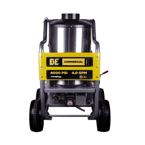 BE 4000 PSI @ 4.0 GPM DD Hot Water Pressure Washer (w/ Powerease 420 Engine & AR Triplex Pump)