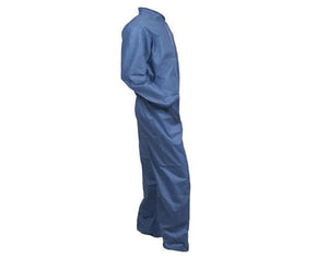 Kimberly Clark Kleenguard A20 Breathable Particle Protection Coveralls - Zipper Front, Elastic Back, Wrists & Ankles - Blue - 3X - 20 Each Case