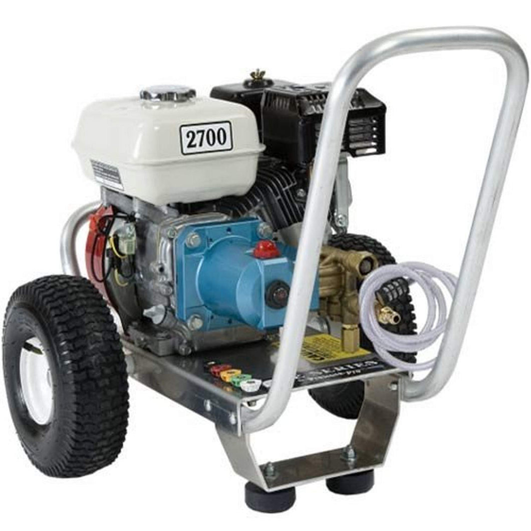 Pressure-Pro Eagle II 2700 PSI @ 3.0 GPM CAT Pump Direct Drive Gas Honda Engine Cold Water Pressure Washer - Cart