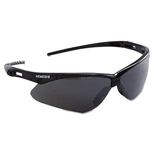 Kimberly-Clark Jackson Safety V30 Nemesis Safety Eyewear - Black Frame - Smoke Mirror Lens - Sold/Each