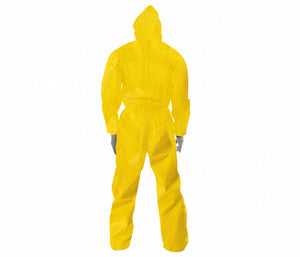 Kimberly Clark Kleenguard A70 Yellow Chemical Bound Seam Coveralls With Elastic Wrists And Hood - 4X - 1pc