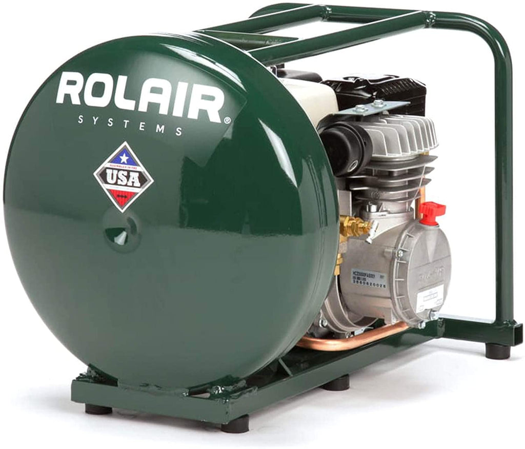 Rolair Systems 90 PSI @ 4.6 CFM 118cc Honda GX120 Engine 4.5 gal. Gas-Powered Air Compressor