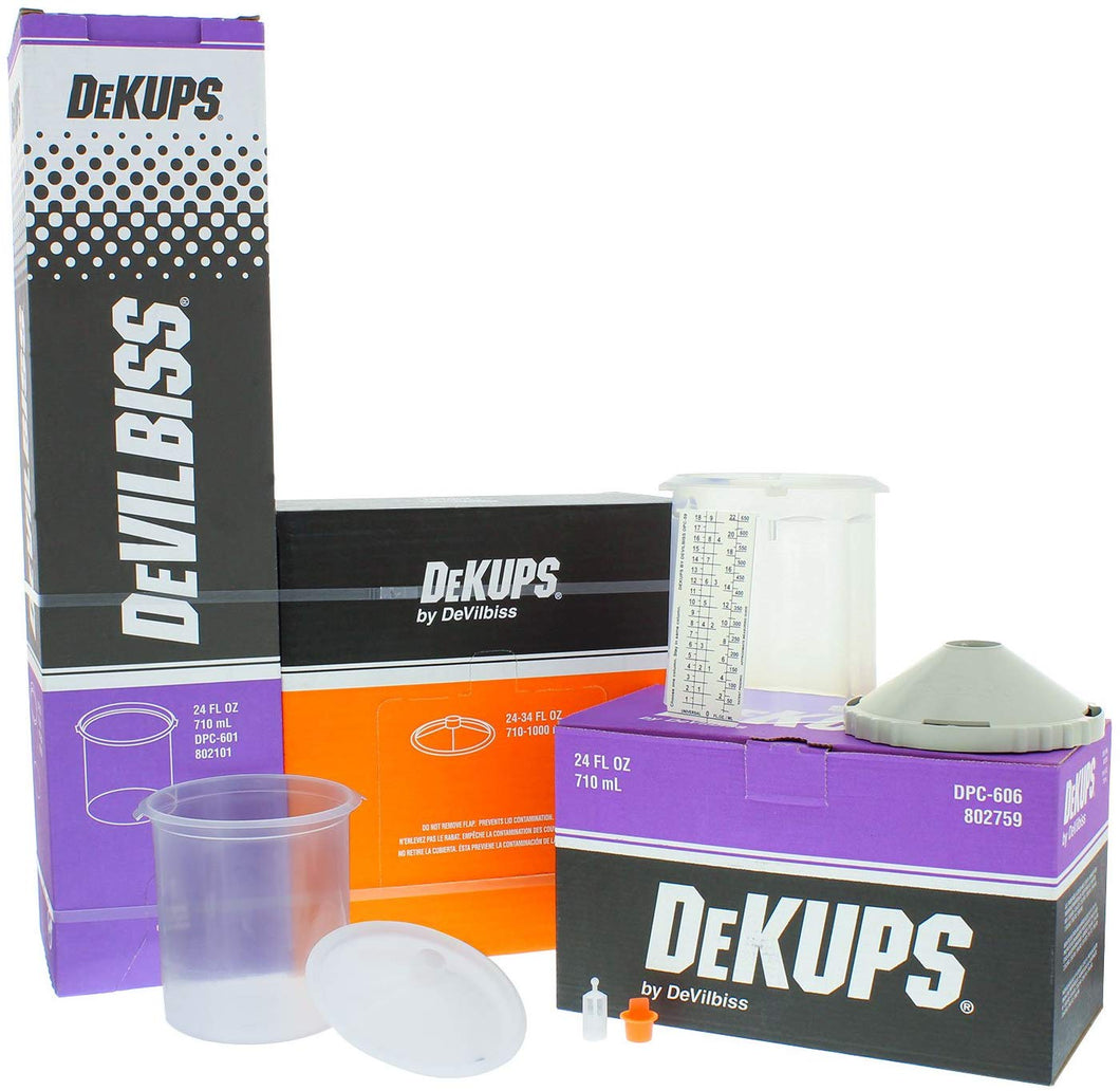 Devilbiss DeKUPS 24 oz Starter Kit-HVLP Spray Paint Gun