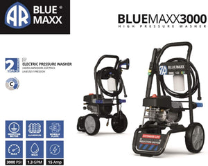 AR Blue Clean 3000 PSI @ 1.3 GPM  120V 60Hz Electric Power Pressure Washers