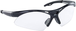 SAS Safety 540-0200 Diamondback Eyewear with Polybag, Clear Lens/Black Frame by SAS Safety - 1/EA