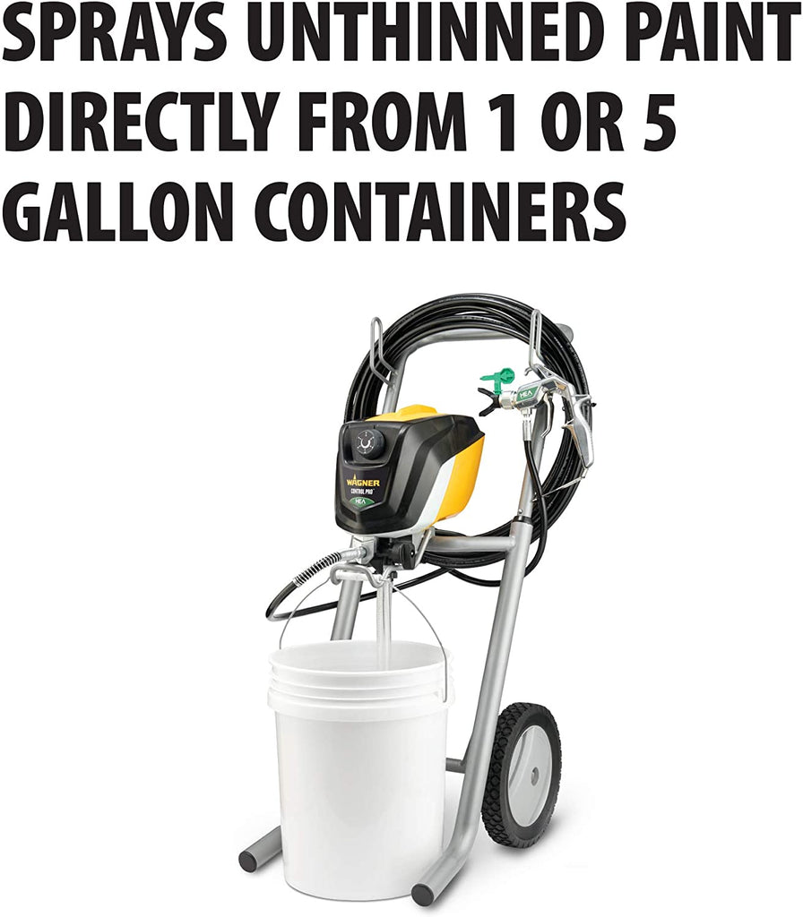 Wagner SprayTech Control Pro 190 Cart Paint Sprayer w/ High Efficiency Airless Sprayer & Low Overspray
