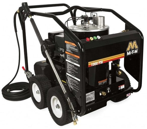 Mi-T-M HSE-1002-0MG10 HSE Series Power Washer - 1000 PSI @ 2.0 GPM, Hot Water, General Pump, Direct Drive