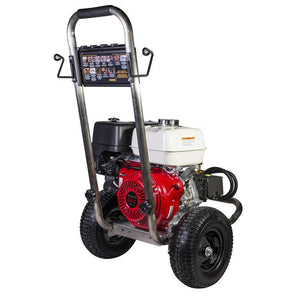 BE 389cc Honda Engine 4000 PSI @ 4.0 GPM External Unloader Pressure Washer - GENERAL EZ4040G Pump