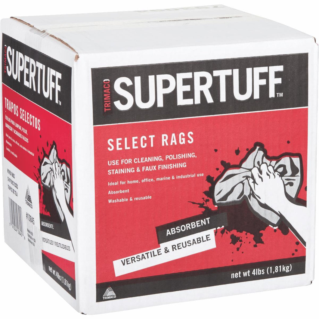 Trimaco Supertuff Multi-Purpose Mixed Knit Wiping Cloth #50 Box - 45lbs net