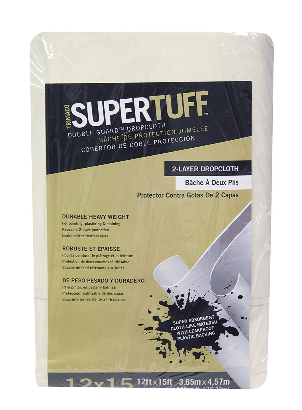 Trimaco Supertuff® Double-Guard® Drop Cloth (Pack of 12)