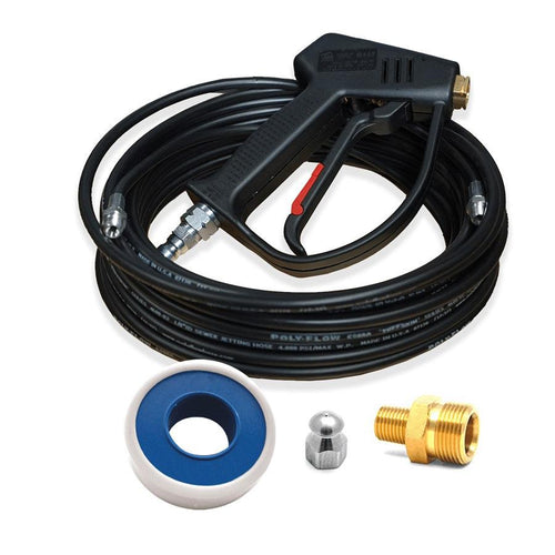 MTM Hydro's Weekend Warrior Pro 100' Sewer Jetting Kit w/ 100-Foot Jetter Hose