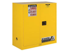 Load image into Gallery viewer, Sure-Grip® EX 30-gal.capacity Flammable Cabinet w/ 2 Doors Flammable Cabinet &amp; 1 Shelf  - Yellow